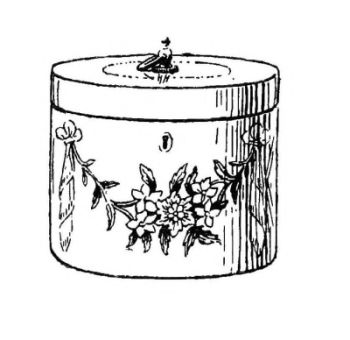 Inlaid tea caddy