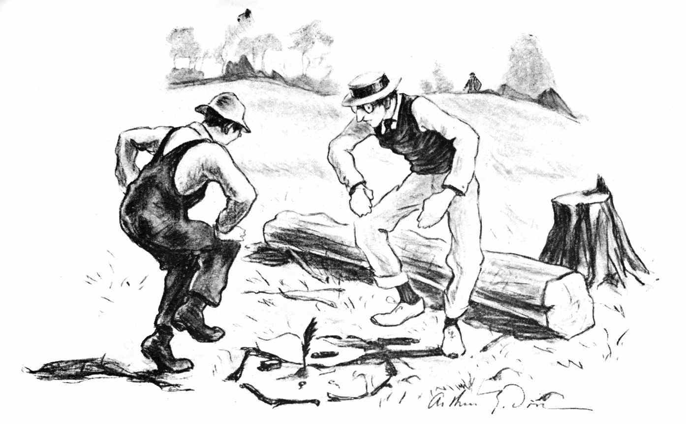 boys dancing wildly