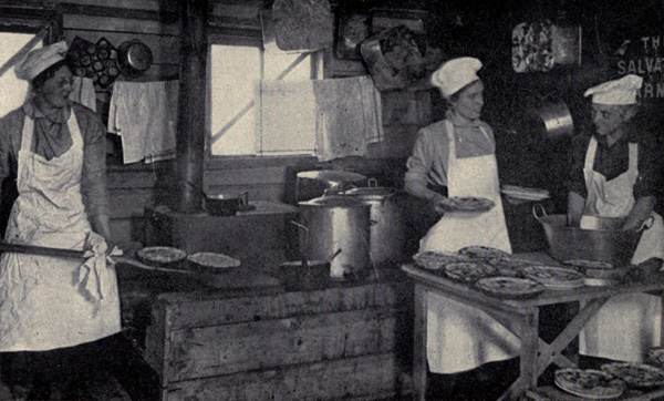&ldquo;They had a pie-baking
contest in Gondrecourt one day&rdquo;&mdash;the renowned &ldquo;Aunt Mary&rdquo;
in the right-hand corner
