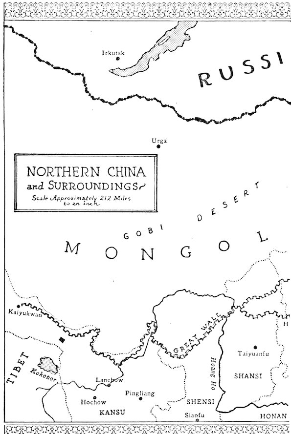 NORTHERN CHINA and SURROUNDINGS Scale Approximately 212 Miles to an inch
