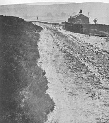 Illustration:
Moorland scene (with cottage), Haworth